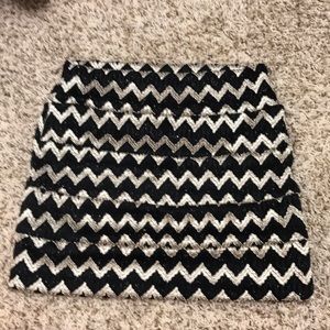 Black and gold skirt